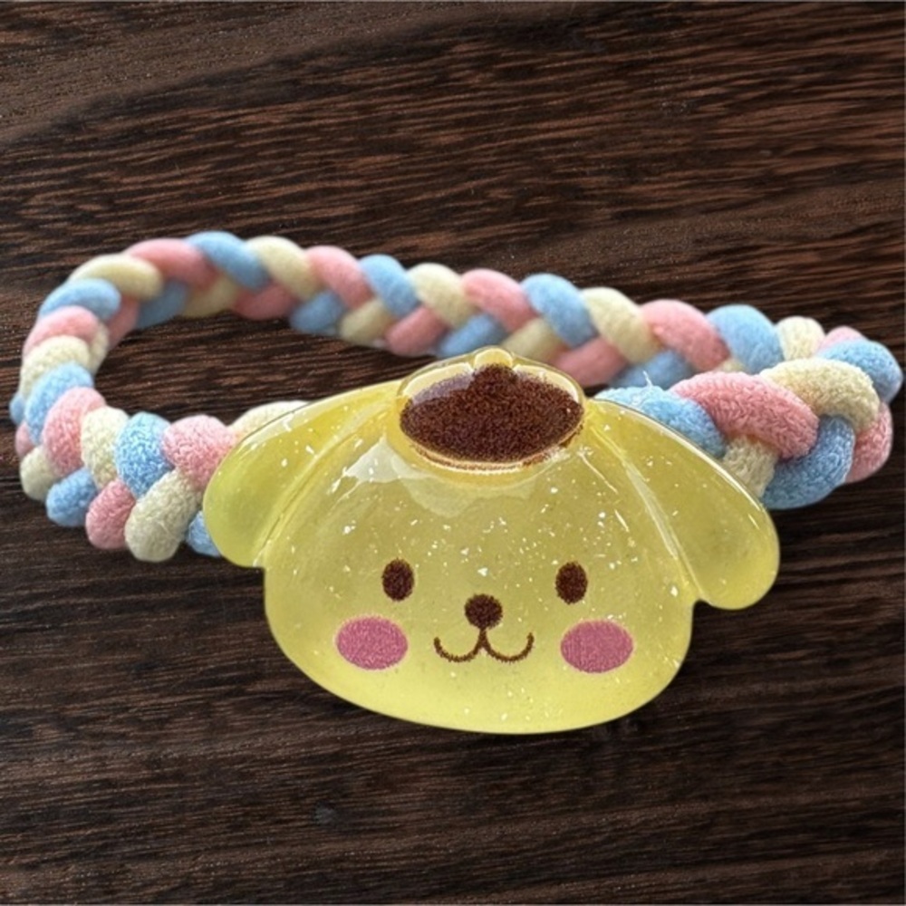 5/$25 Sanrio Hello Kitty Pompompurin Girl's Hair Tie Ponytail Holder